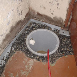 Installing a sump in a sump pump liner in a Post Falls home