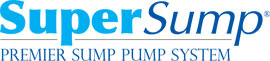 Logo for our SuperSump® Pump System, available in Sandpoint and other parts of Idaho and Washington