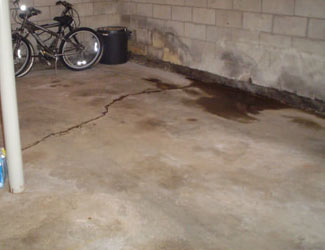 basement floor crack repair system in Idaho and Washington